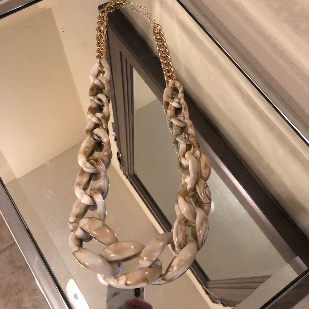 Bauble Bar Bone Links Necklace